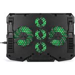 ACCESSORY POWER ENHANCE ENHANCE CRYOGEN Gaming Laptop Cooling Stand  BLK w/GREEN LED