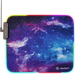 ACCESSORY POWER ENHANCE ENHANCE Voltaic Illuminated Gaming Mouse Pad  - Galaxy