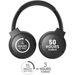 Panasonic M-Series Mighty Bass Headphone Bluetooth  - Black