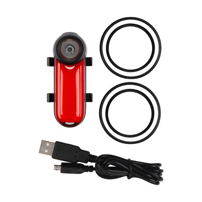 NITE IZE Radiant 125 Rechargeable Bike Light - Red