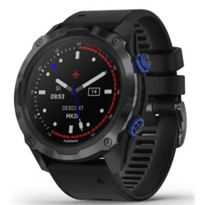 Garmin Descent Mk2i Titanium Carbon Gray DLC with Black Band