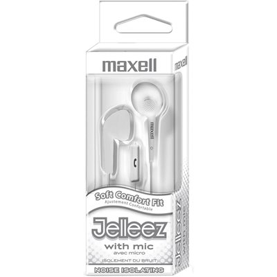 MAXELL Jelleez Earbuds with Mic - White