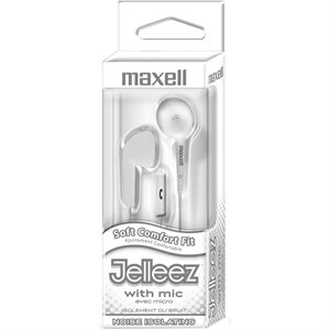 MAXELL Jelleez Earbuds with Mic - White