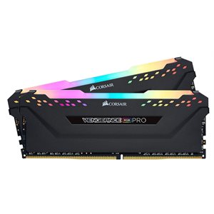 CORSAIR VENGEANCE RGB PRO 16GB (2x8GB) DDR4 3600 (PC4-28800) C16 Desktop memory – Black