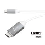 j5create JCC153G USB-C (Type-C) to 4K HDMI Cable 5.9ft