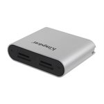 KINGSTON USB3.2 Gen1 Workflow Dual-Slot microSDHC/SDXC UHS-II Card Reader