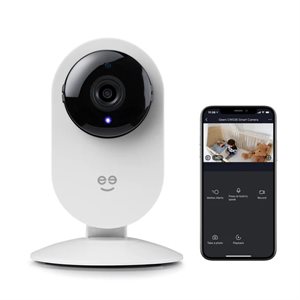 Caméra de sécurité intelligente HD 1080p Geeni Glimpse, Intérieur, blanc