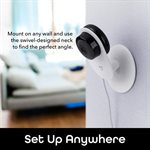 Geeni Glimpse 1080p HD Smart Security Camera, Indoor, White