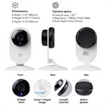 Geeni Glimpse 1080p HD Smart Security Camera, Indoor, White