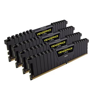 CORSAIR VENGEANCE LPX 64GB (4x16GB) DDR4 3600 (PC4-28800) C18 1.35V Desktop Memory - Black