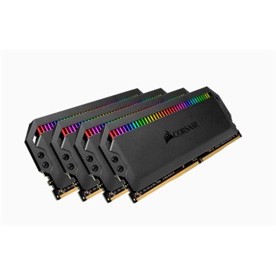 CORSAIR DOMINATOR PLATINUM RGB 64GB (4x16GB) DDR4 3200 (PC4-28800) C16 1.35V Desktop Memory - Black