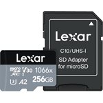 Lexar 256GB Prof. 1066x microSDHC  w/SD Adapter