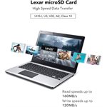 Lexar 256GB Prof. 1066x microSDHC  w/SD Adapter