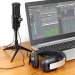 Aluratek Rocket USB Microphone Studio Grade Recording & Streaming for PC and Mac