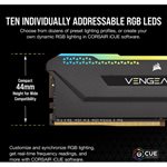 CORSAIR VENGEANCE RGB PRO SL 16GB (2x8GB) DDR4 3200 (PC4-25600) C16 Desktop memory - BLK