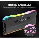 CORSAIR VENGEANCE RGB PRO SL 16GB (2x8GB) DDR4 3200 (PC4-25600) C16 Desktop memory - BLK