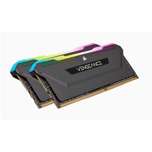 CORSAIR VENGEANCE RGB PRO 16GB (2x8GB) DDR4 3600 (PC4-28800) C18 1.35V Optimized for AMD Ryzen - BLK