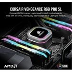 CORSAIR VENGEANCE RGB PRO 16GB (2x8GB) DDR4 3600 (PC4-28800) C18 1.35V Optimized for AMD Ryzen - BLK