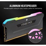 CORSAIR VENGEANCE RGB PRO 16GB (2x8GB) DDR4 3600 (PC4-28800) C18 1.35V Optimized for AMD Ryzen - BLK