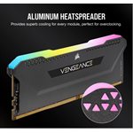 CORSAIR VENGEANCE RGB PRO SL 32GB (2x16GB) DDR4 3600 (PC4-28800) C18 1.35V Desktop Memory - Black