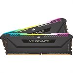 CORSAIR VENGEANCE RGB PRO SL 32GB (2x16GB) DDR4 3200 (PC4-25600) C16 1.35V Desktop Memory - Black