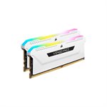 CORSAIR VENGEANCE RGB PRO SL 32GB (2x16GB) DDR4 3200 (PC4-25600) C16 1.35V Desktop Memory - White