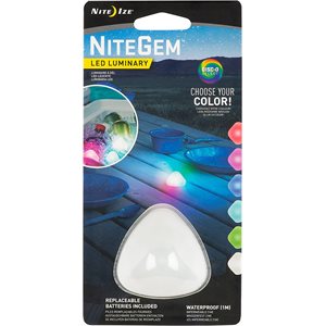 NITE IZE NiteGem LED Luminary - Disc-O Select