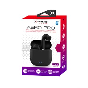 Xtreme-Aero Pro TWS avec étui de chargement - Noir