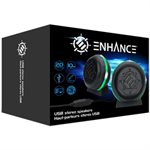 Accessory Power - Enhance - USB LED Gaming Speakers - Green