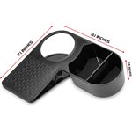 Accessory Power - Enhance - Desktop Cup Holder with Accessory Tray