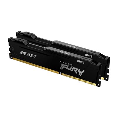 Kingston 16GB 1866MHz DDR3 CL10 DIMM (Kit of 2) FURY Beast Black (HX318C10FBK2/16)