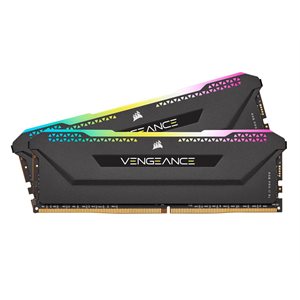 CORSAIR VENGEANCE RGB PRO SL 16GB (2x8GB) DDR4 4000 (PC4-32000) C18 Desktop memory –  Svart