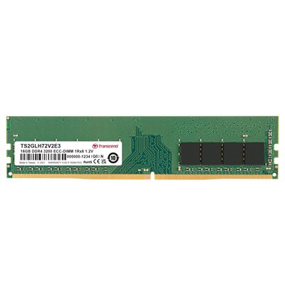 Transcend 16GB DDR4 3200 ECC-DIMM 1Rx8 2Gx8 CL22 1.2V