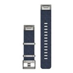 GARMIN QuickFit 22 Watch Straps Jacquard-weave Nylon Strap – Indigo