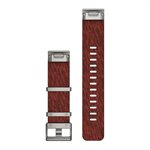 GARMIN QuickFit 22 Watch Straps Jacquard-weave Nylon Strap – Red