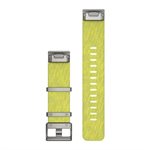 GARMIN QuickFit 22 Watch Straps Jacquard-weave Nylon Strap – Yellow/Green