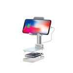 TECH THEORY POWER STAND -5000mAh Powerbank with Built-In Stand WHITE/GREY