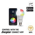 Energizer - Smart Wifi LED Light Bulb A19 60W - Pack of 4