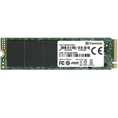 Transcend 512GB M.2 2280PCIe Gen3x4 M-Key 3D TLC DRAM-l