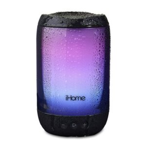 iHome IBT820 PLAYGLOW+ Rechargeable Color Changing Waterproof Bluetooth Speaker with Mega Battery