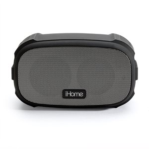 iHome IBT300 PLAYTOUGH X Water & Shock Resistant Bluetooth Speaker with Long Life Mega Battery - BLK