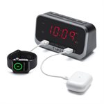 Timex T1300 Dual Alarm Clock with dual USB charging and nightlight