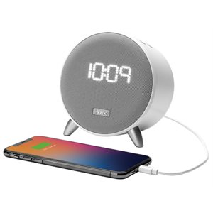 iHome IOP235 Bluetooth Alarm Clock with USB Charging