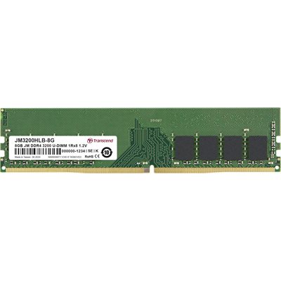 Transcend 8GB JM DDR4 3200Mhz U-DIMM 1Rx8 1Gx8 CL22 1.2V