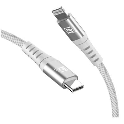 LAX 6FT USB-C to Lightning Cables MFi C94 Connectors - Silver