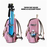 Accessory Power GOgroove Professional DSLR Camera Backpack f/Photography and Tablet Travel Use Pink