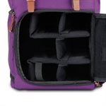 Accessory Power GOgroove Professional DSLR Camera Backpack f/Photography andTablet Travel Use Purple