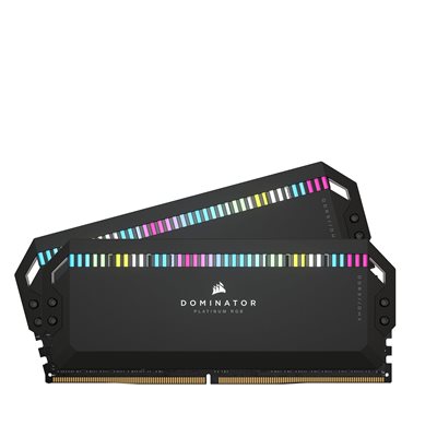 CORSAIR DOMINATOR PLATINUM RGB DDR5 64GB (2x32GB) DDR5 5200 (PC5-41600) C40 1.25V - Black