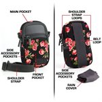 ACCESSORY POWER USAGear Compact Digital Camera Case has a weather resistant neoprene exterior Floral