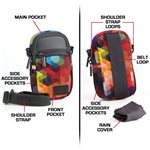 ACCESSORY POWER USAGear Compact Digital Camera Case weather resistant neoprene exterior - Geometric